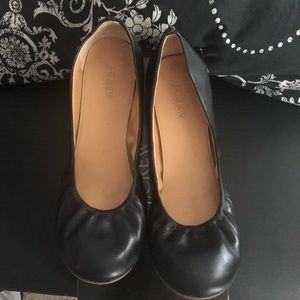 JCREW leather ballet flats